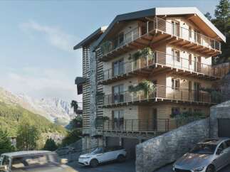 Luxury mountain apartments with stunning views.