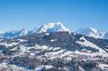 Nestled in the heart of the French Alps, this stunning property offers breathtaking panoramic views of snow-capped mountains.