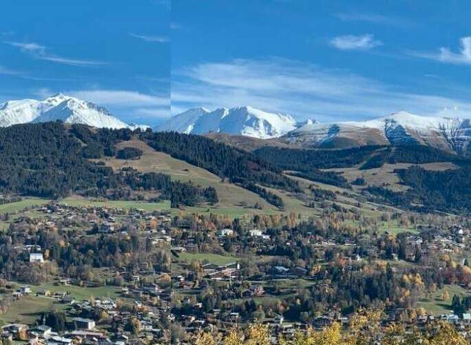 Nestled in the heart of the French Alps, this stunning property offers breathtaking panoramic views of snow-capped mountains and picturesque valleys.