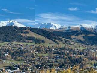 Nestled in the heart of the French Alps, this stunning property offers breathtaking panoramic views of snow-capped mountains and picturesque valleys.