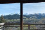 Breathtaking mountain views from your private balcony.