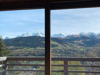 Breathtaking mountain views from your private balcony.