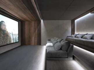 Experience ultimate luxury in this state-of-the-art home theater.