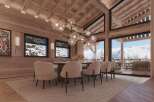Luxury chalet with breathtaking mountain views.
