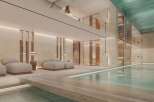 Indulge in luxury with this stunning property featuring a private indoor pool and spa.
