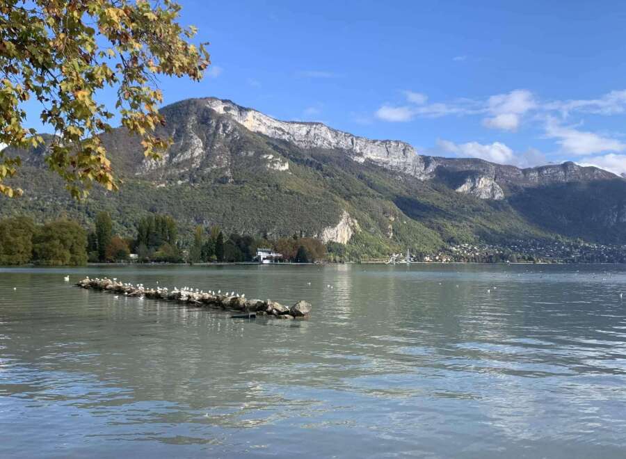 Stunning lakefront property with breathtaking mountain views.