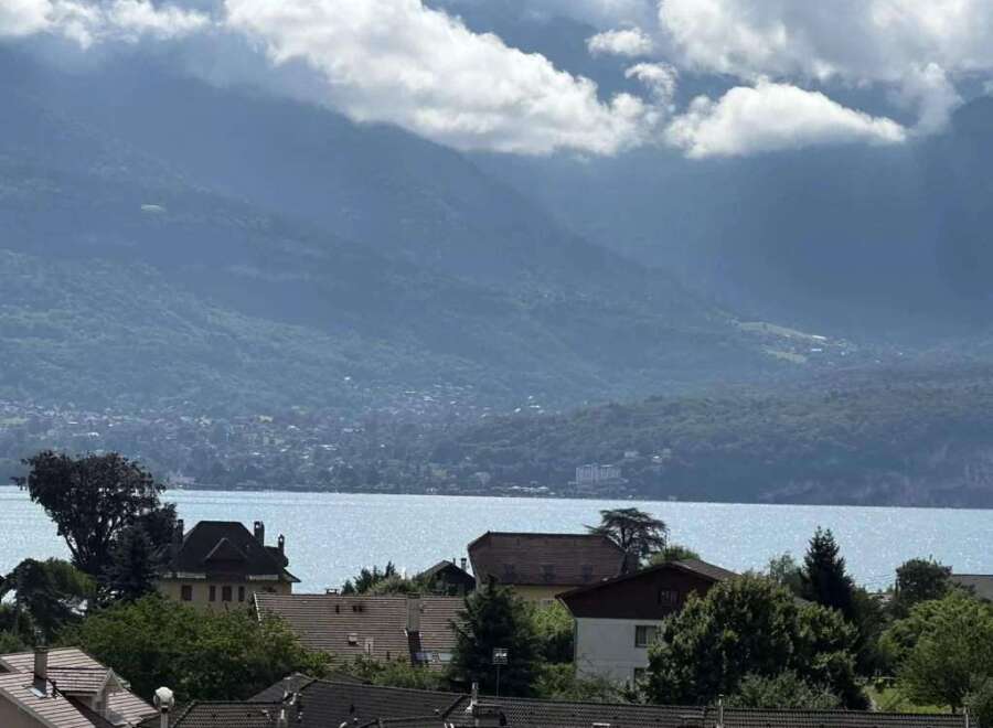 Lakefront property with breathtaking mountain views.