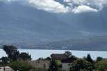 Lakefront property with breathtaking mountain views.