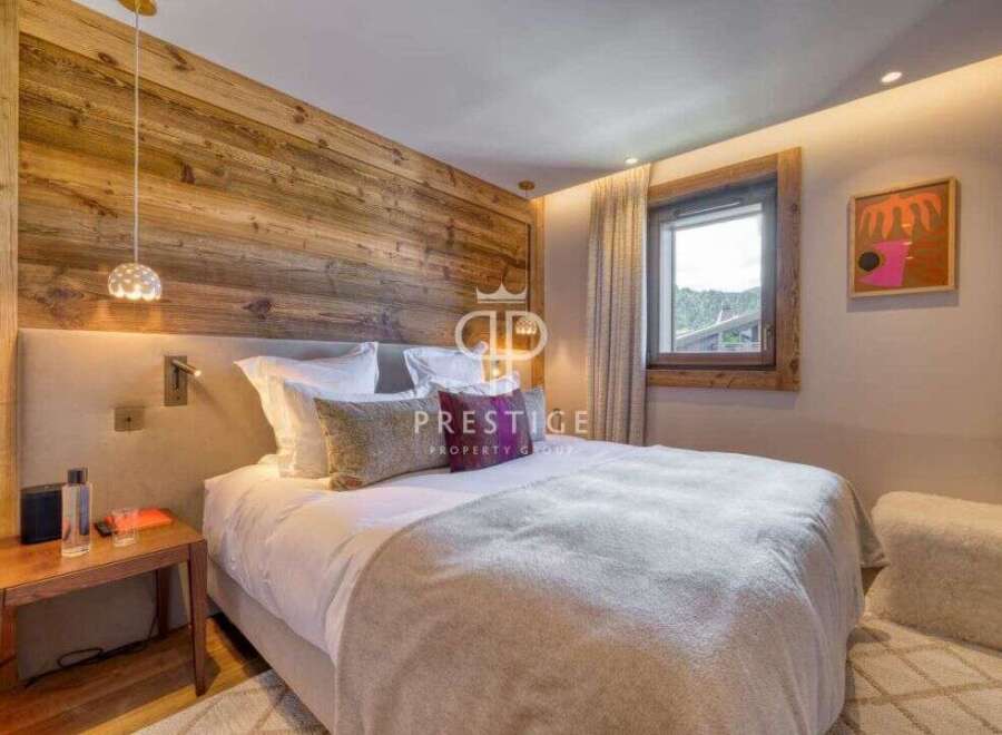 Experience luxury in this stunning bedroom.