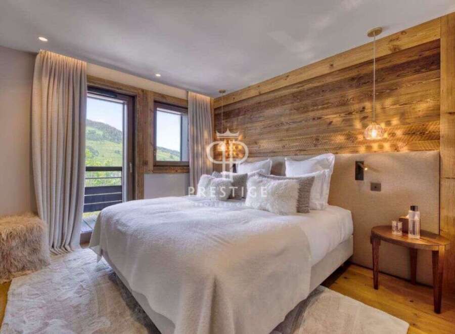 Experience luxury in this stunning bedroom.
