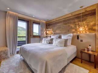 Experience luxury in this stunning bedroom.