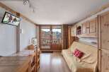 Cozy ski chalet with stunning mountain views.