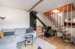Discover a cozy living space with a unique design.