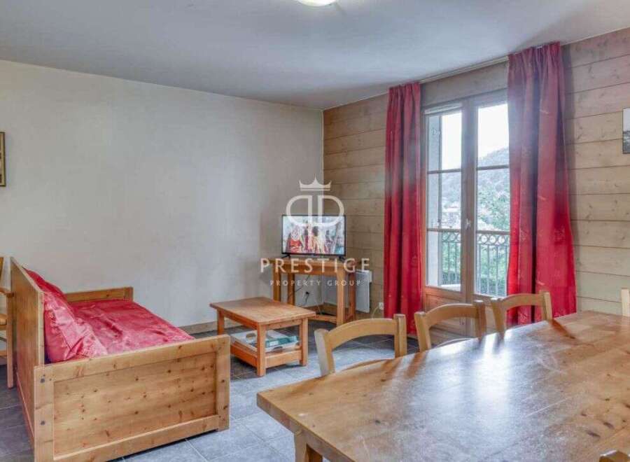 Discover a cozy living space with a rustic charm.