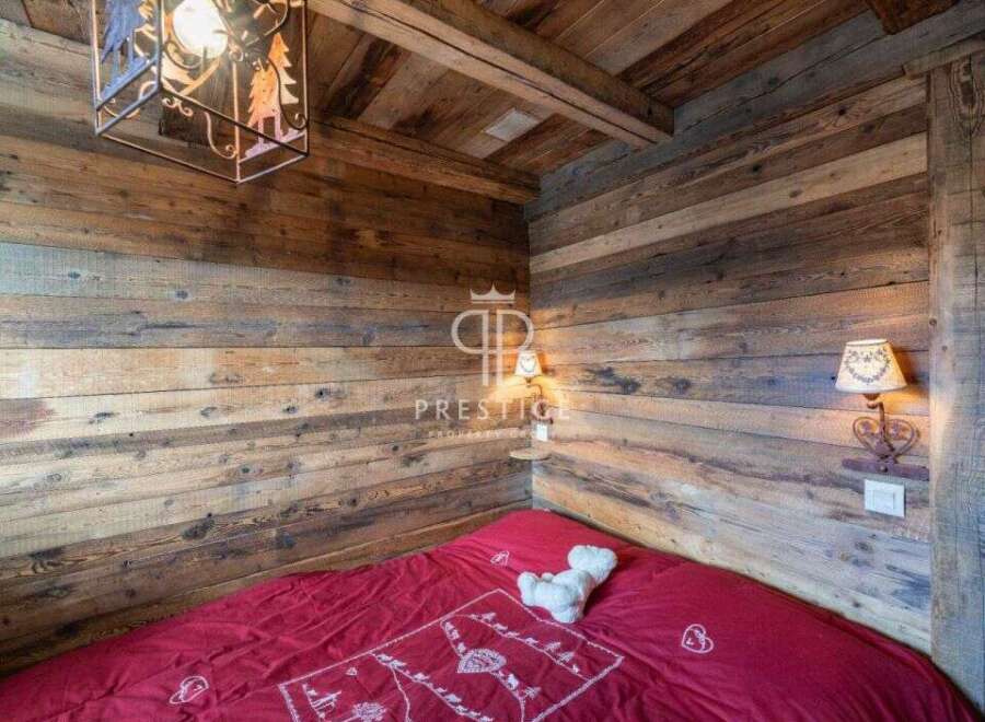 Experience rustic charm in this cozy bedroom.