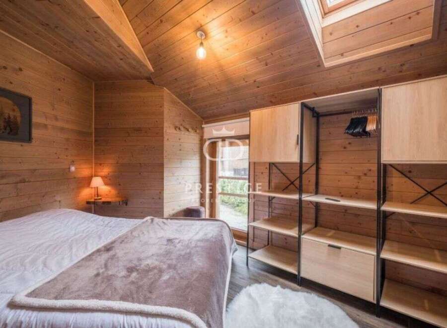 Experience rustic charm in this cozy bedroom.