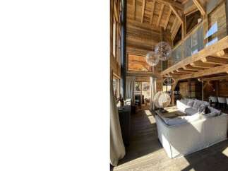 Experience luxury living in this stunning wooden chalet.