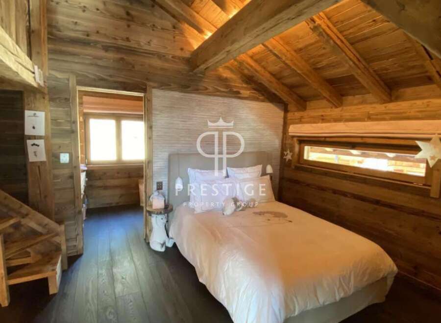 Experience rustic charm in this cozy bedroom.