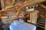Experience rustic luxury in this stunning wooden chalet.