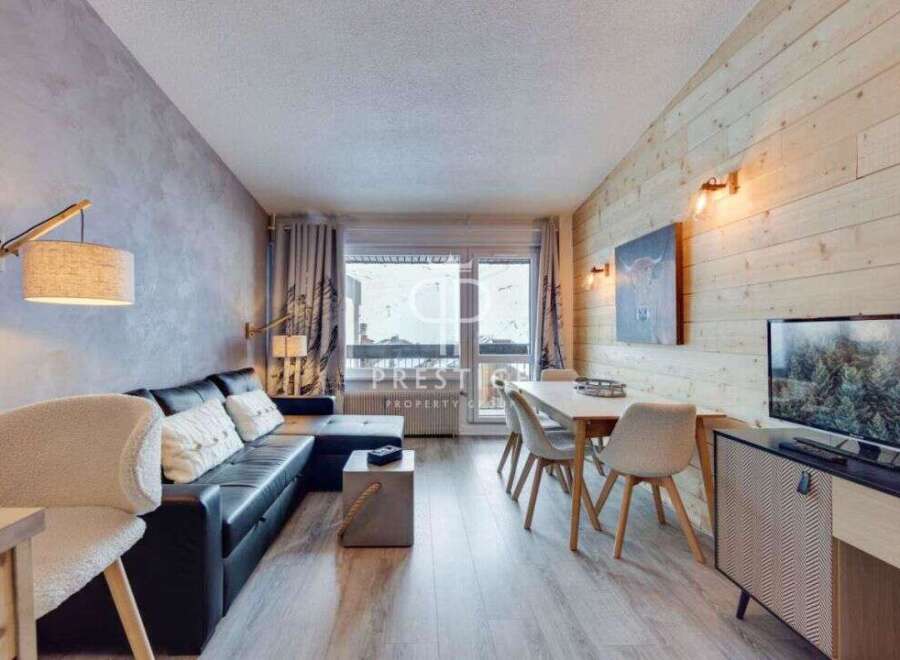 Discover a cozy living space with a modern touch.