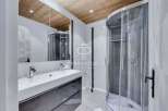Discover luxury living in this stunning property! Featuring a modern bathroom with a sleek design, this space offers both style and functionality.
