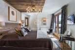 Experience luxury in this stunning bedroom.