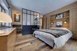 Discover the epitome of rustic elegance in this stunning bedroom.
