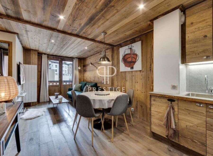 Experience rustic charm in this stunning property, featuring exquisite wooden paneling throughout.