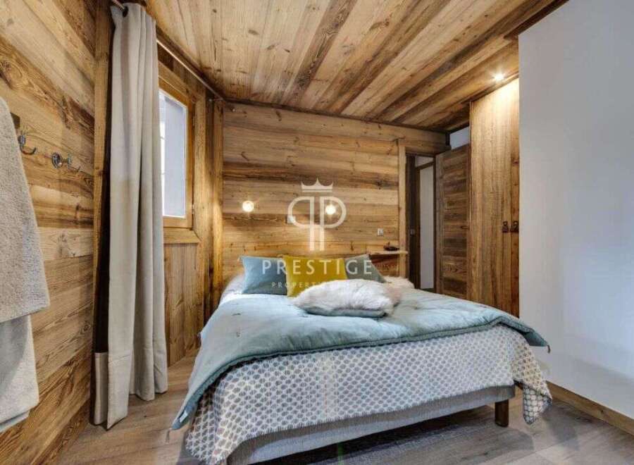 Experience rustic charm in this cozy bedroom.