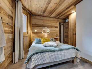 Experience rustic charm in this cozy bedroom.