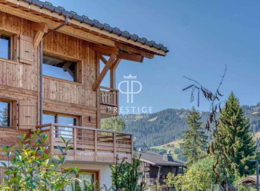 Discover the epitome of alpine luxury in this stunning wooden chalet.