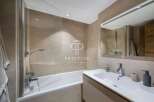 Discover luxury living in this stunning bathroom.