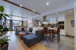 Discover luxury living in this stunning property! Featuring a modern open-plan design, the home boasts a stylish kitchen and a cozy living area.