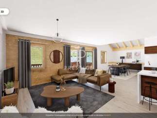 This stunning property boasts a modern interior design with a cozy and inviting atmosphere.