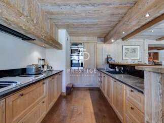 Experience rustic elegance in this stunning kitchen.