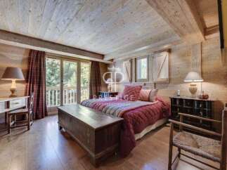 Experience rustic charm in this cozy bedroom.