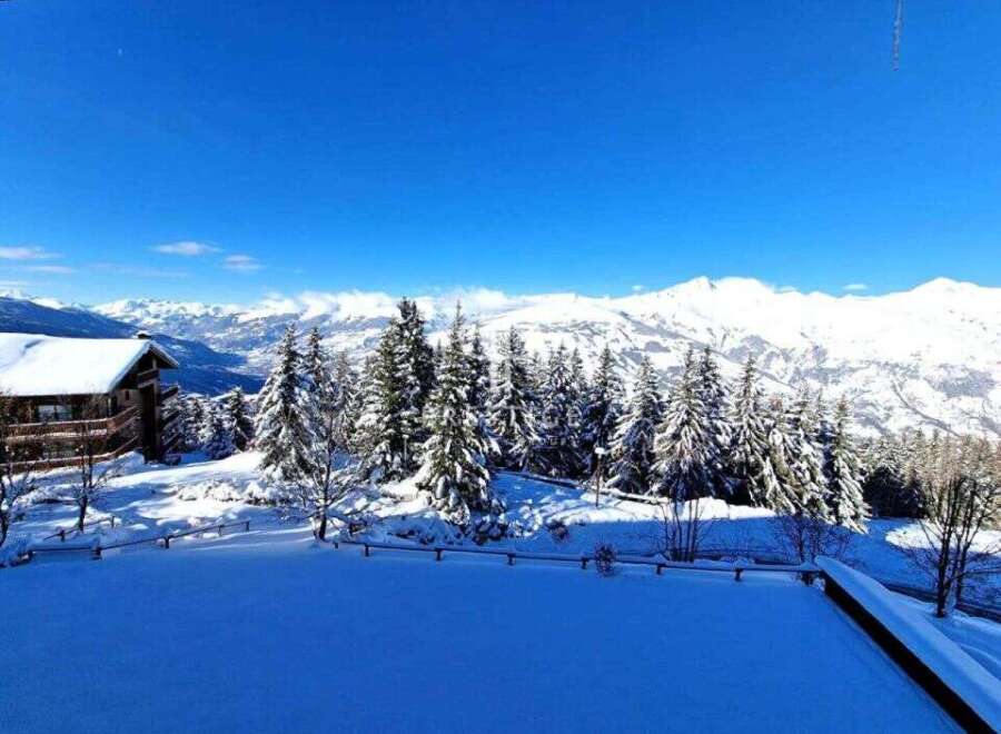 Escape to a winter wonderland in this stunning mountain property.