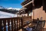 Enjoy breathtaking mountain views from this luxurious chalet.