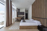 Experience luxury in this stunning apartment with breathtaking mountain views.