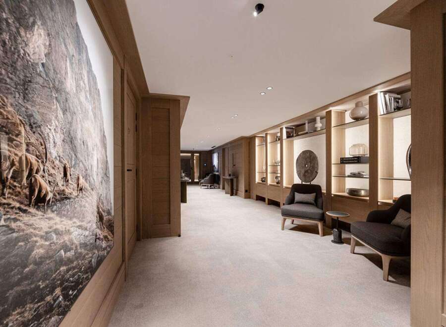 Step into luxury with this stunning property, featuring a beautifully designed hallway.
