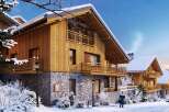 Experience the charm of a winter wonderland in this stunning chalet.