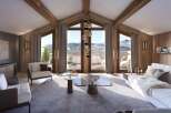 Luxury chalet apartment with breathtaking mountain views.