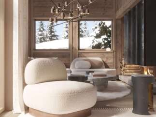 Cozy mountain chalet with stunning views.