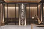 Indulge in ultimate relaxation in this luxurious home featuring a private spa and sauna.