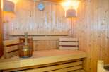 Relax and rejuvenate in this inviting sauna.