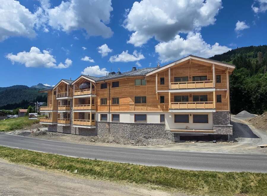 Discover the charm of this stunning wooden-clad property, offering a blend of modern design and natural beauty.
