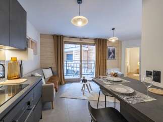 Discover modern living in this stylish apartment! Featuring a sleek kitchen, cozy living area, and a dining space perfect for entertaining.