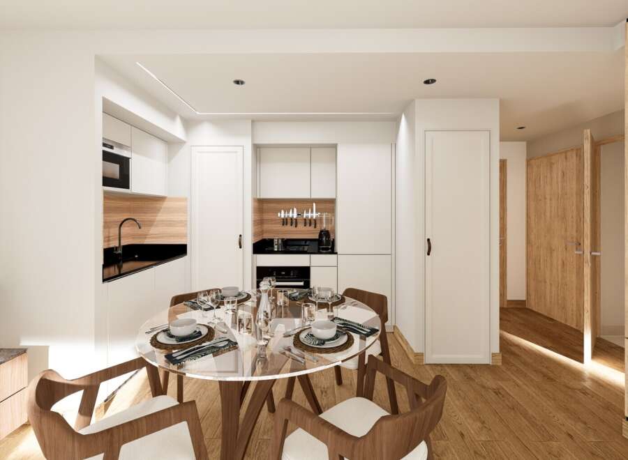 Experience modern living in this stylish apartment.