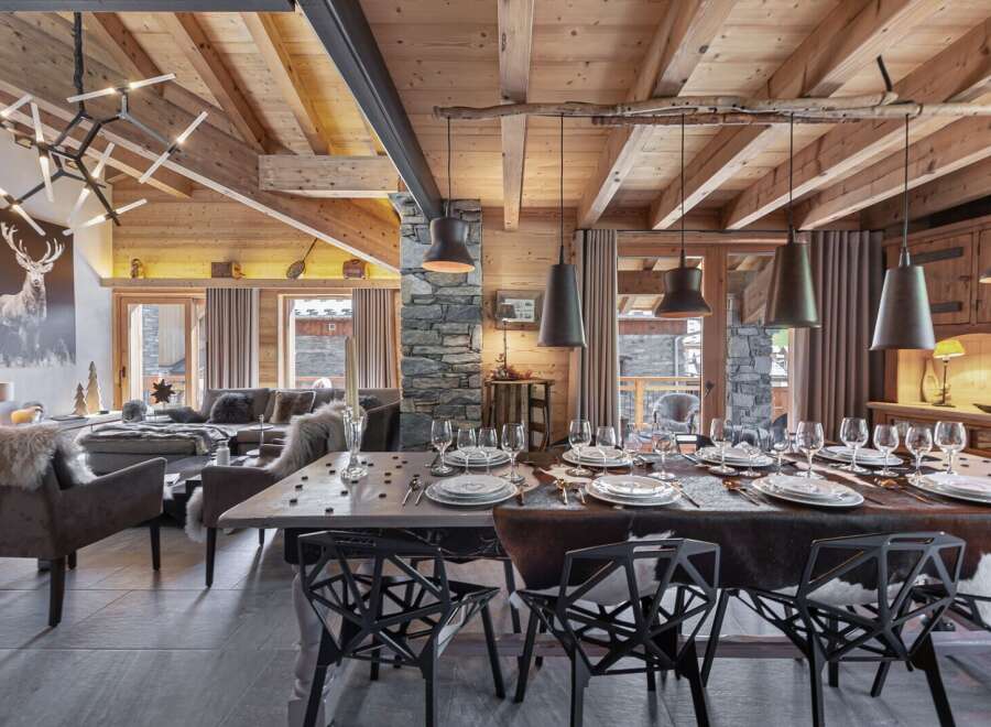 Experience the epitome of rustic luxury in this stunning chalet.
