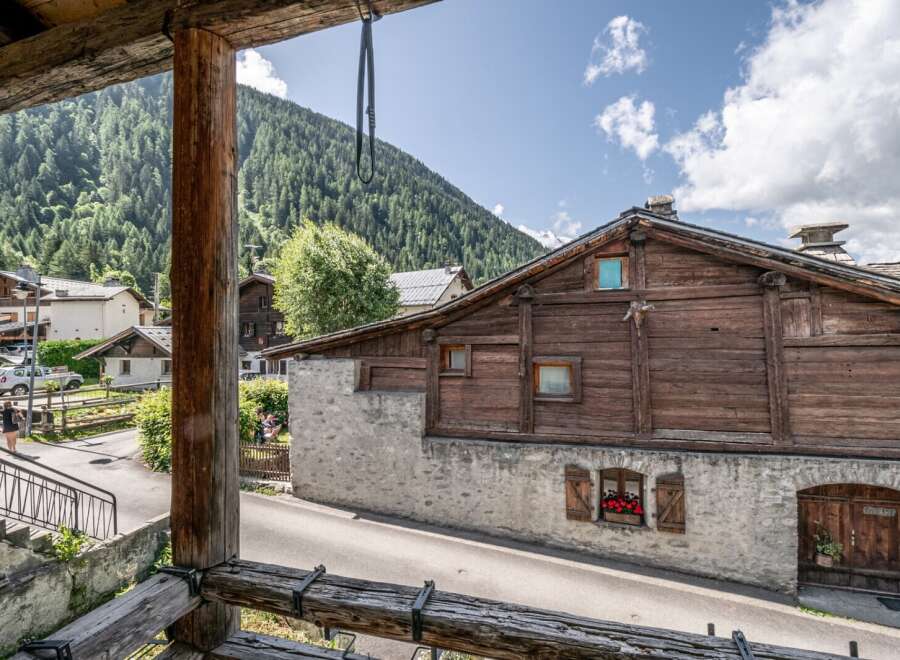 Discover the charm of this rustic wooden house nestled in a picturesque mountain village.